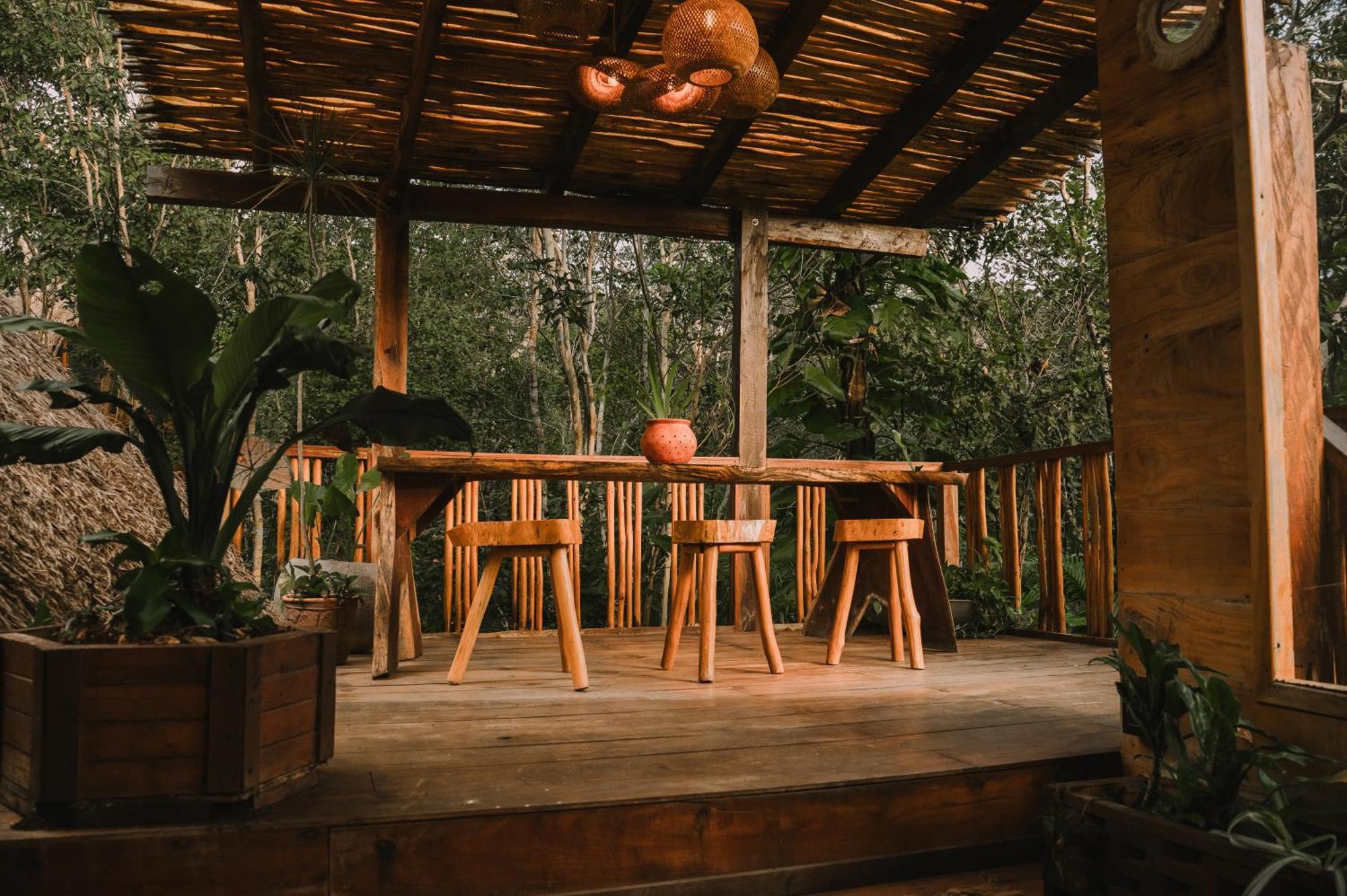 Anand Ecoaldea Villa Puerto Morelos Buitenkant foto